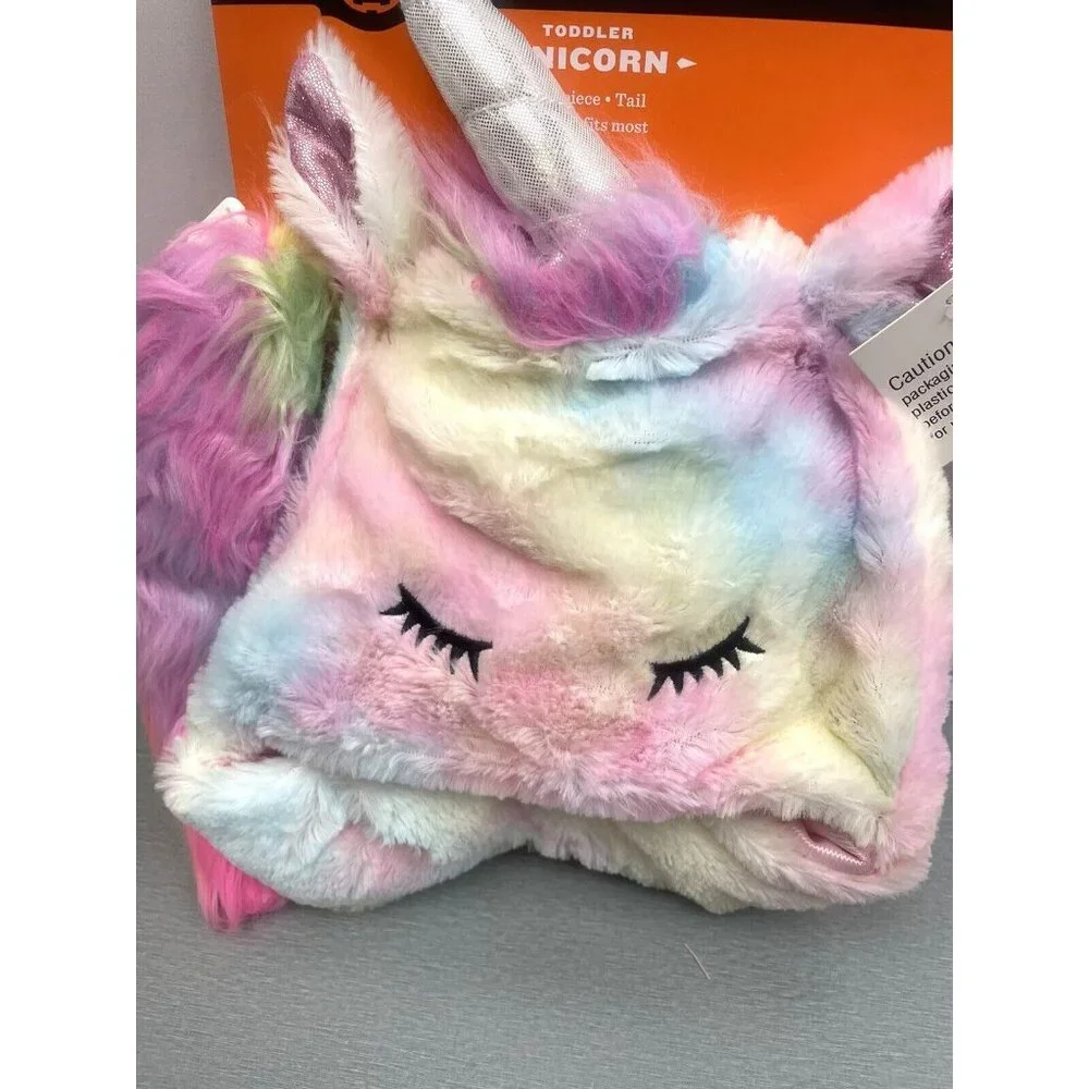HYDE & EEK! Toddler Unicorn Headpiece & Tail Costume